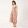 Women's Sonoma Goods For Life Tiered Midi Dress Neutral Floral -Sonoma Goods For Life Shop unnamed file 6757