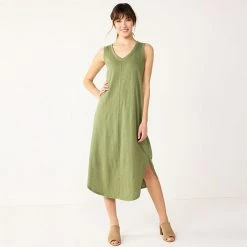 Women's Sonoma Goods For Life® Sleeveless Shirttail Knit Midi Dress Brown 19 Women's Sonoma Goods For Life® Sleeveless Shirttail Knit Midi Dress Brown -Sonoma Goods For Life Shop unnamed file 6782