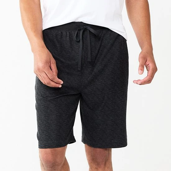 Men's Sonoma Goods For Life® Whisperluxe Waffle Shorts Blue Hexagon Geo 4 Men's Sonoma Goods For Life® Whisperluxe Waffle Shorts Blue Hexagon Geo - Image 2