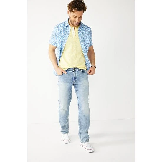 Men's Sonoma Goods For Life® Flexwear Straight-Fit Jeans Black 4 Men's Sonoma Goods For Life® Flexwear Straight-Fit Jeans Black - Image 2