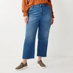 Plus Size Sonoma Goods For Life® Premium Curvy High-Waisted Straight-Leg Crop Jeans Belleview -Sonoma Goods For Life Shop unnamed file 6805