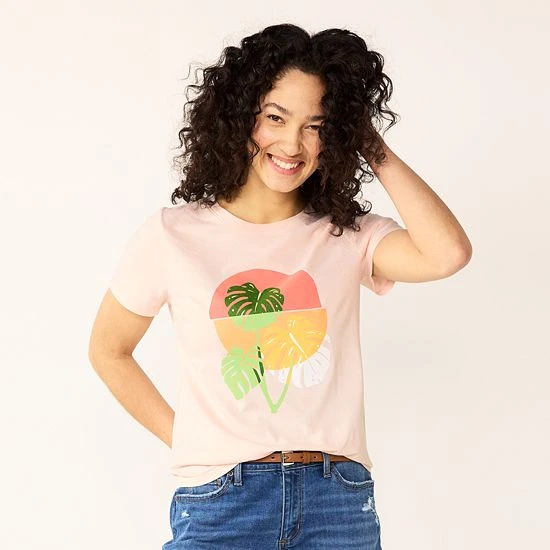 Women's Sonoma Goods For Life® Summer Graphic Tees Tie Dye Peace Love 13 Women's Sonoma Goods For Life® Summer Graphic Tees Tie Dye Peace Love - Image 11