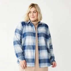 Plus Size Sonoma Goods For Life® Everyday Essential Shirt Red Buffalo -Sonoma Goods For Life Shop unnamed file 6829