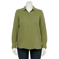 Plus Size Sonoma Goods For Life® Everyday Essential Shirt Red Buffalo -Sonoma Goods For Life Shop unnamed file 6837