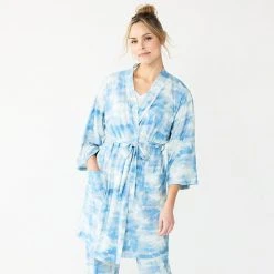 Women's Sonoma Goods For Life® Knee Length Wrap Robe Black Celestial 11 Women's Sonoma Goods For Life® Knee Length Wrap Robe Black Celestial -Sonoma Goods For Life Shop unnamed file 6896