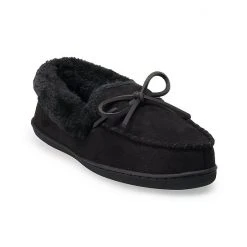 Women's Sonoma Goods For Life® Sustainable Faux Suede Moccasin Slippers Black 25 Women's Sonoma Goods For Life® Sustainable Faux Suede Moccasin Slippers Black -Sonoma Goods For Life Shop unnamed file 697