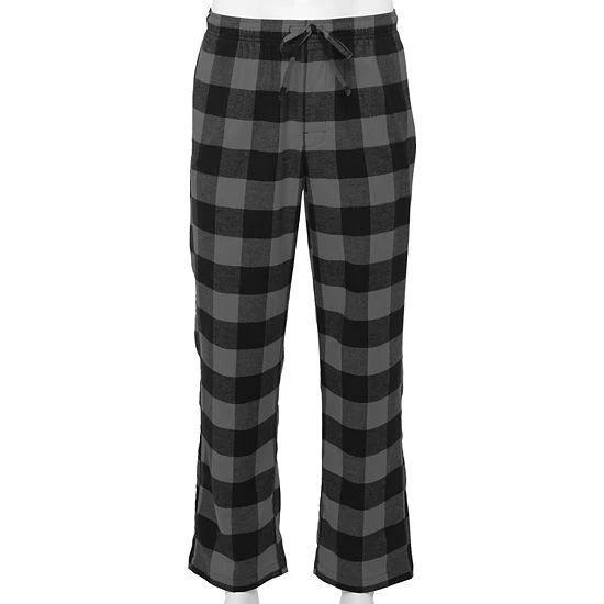 Men's Sonoma Goods For Life® Flannel Pajama Pants Red Black Check 8 Men's Sonoma Goods For Life® Flannel Pajama Pants Red Black Check - Image 6