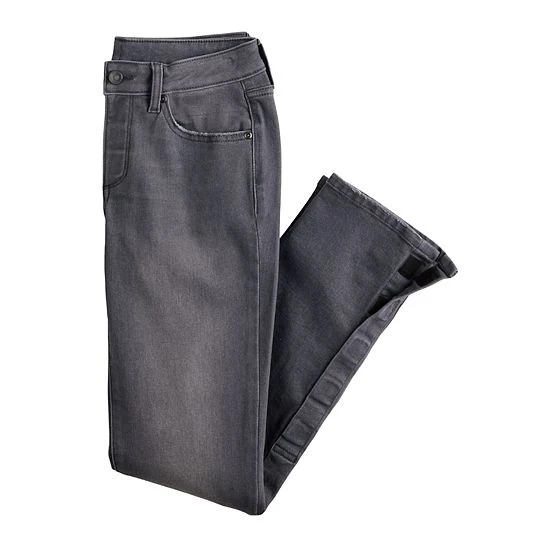 Women's Sonoma Goods For Life® Adaptive Mid-Rise Straight Leg Jean Light Grey 10 Women's Sonoma Goods For Life® Adaptive Mid-Rise Straight Leg Jean Light Grey - Image 8