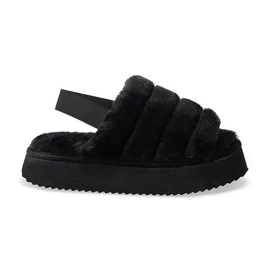 Women's Sonoma Goods For Life® Slingback Platform Slippers Gray 4 Women's Sonoma Goods For Life® Slingback Platform Slippers Gray - Image 2