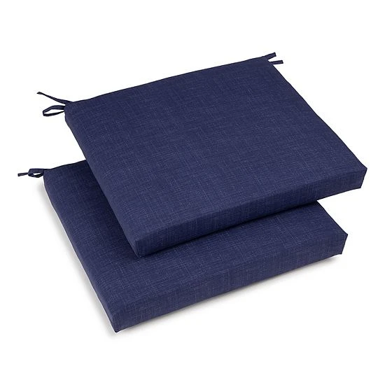 Sonoma Goods For Life® Outdoor/Indoor Seat Cushion 2-pc. Set Blue Shibori 15 Sonoma Goods For Life® Outdoor/Indoor Seat Cushion 2-pc. Set Blue Shibori - Image 13