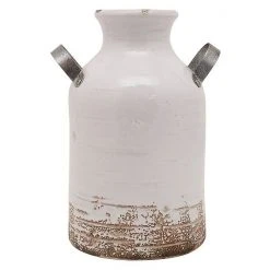 Sonoma Goods For Life® Farmhouse Milk Can Ceramic Vase