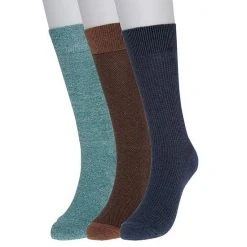 Men's Sonoma Goods For Life® 3-pack Casual Active Socks Natural Tones