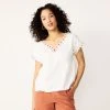 Women's Sonoma Goods For Life® Dolman-Sleeve Peplum Top Cream Embroidery -Sonoma Goods For Life Shop unnamed file 7404