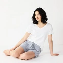 Women's Sonoma Goods For Life® Truly Soft Pajama Shorts Iconic Grey -Sonoma Goods For Life Shop unnamed file 7411