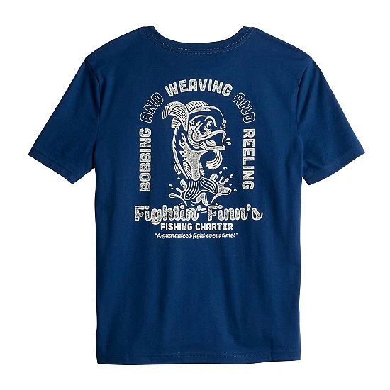 Boys 8-20 Sonoma Goods For Life Everyday Graphic Tee Fish Orange 6 Boys 8-20 Sonoma Goods For Life Everyday Graphic Tee Fish Orange - Image 4