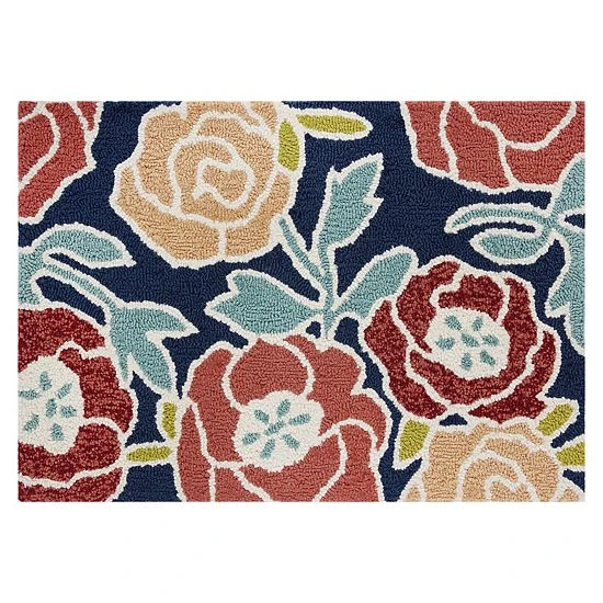 Sonoma Goods For Life® Geo Hooked Rug Ivory 9 Sonoma Goods For Life® Geo Hooked Rug Ivory - Image 7