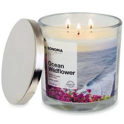 Sonoma Goods For Life® 14-oz. Ocean Wild Flowers Candle Jar