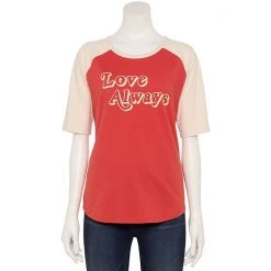 Women's Sonoma Goods For Life® Elbow Sleeve Baseball Graphic Tee Olive Good Days -Sonoma Goods For Life Shop unnamed file 7632
