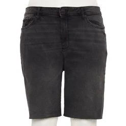 Plus Size Sonoma Goods For Life® High-Rise Bermuda Jean Shorts Leslie -Sonoma Goods For Life Shop unnamed file 7682