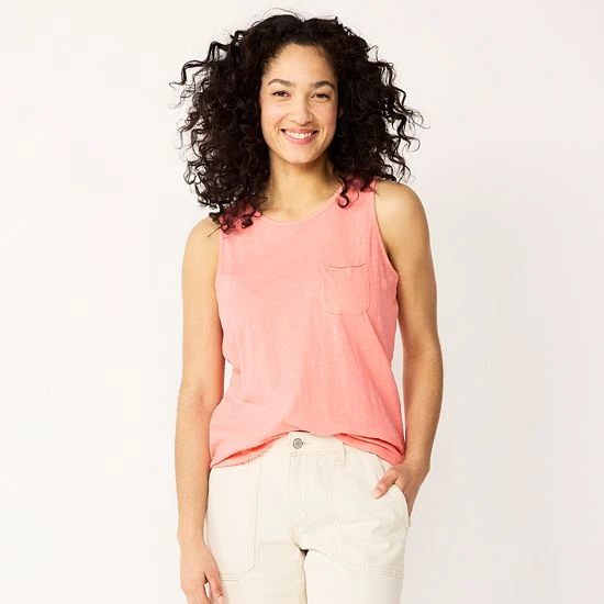 Women's Sonoma Goods For Life® High-Neck Tank Grey White Stars 6 Women's Sonoma Goods For Life® High-Neck Tank Grey White Stars - Image 4