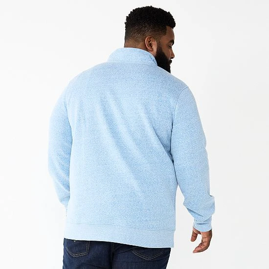 Big & Tall Sonoma Goods For Life® Quarter-Zip Fleece Olive 4 Big & Tall Sonoma Goods For Life® Quarter-Zip Fleece Olive - Image 2