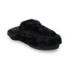 Sonoma Goods For Life® Women's Faux Fur Moccasin Slippers Black