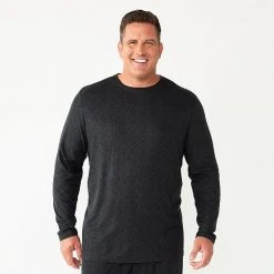 Men's Sonoma Goods For Life® Textured Top Black Space Dye