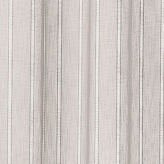 Sonoma Goods For Life® Open Weave Stripe Sheer Set Of 2 Window Curtain Panels Linen 5 Sonoma Goods For Life® Open Weave Stripe Sheer Set Of 2 Window Curtain Panels Linen - Image 3