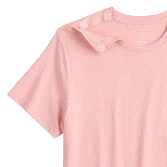 Men's Sonoma Goods For Life® Adaptive & Easy Dressing Crew Tee Dive Pool 4 Men's Sonoma Goods For Life® Adaptive & Easy Dressing Crew Tee Dive Pool - Image 2