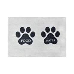 Sonoma Goods For Life® Paw Print Rectangular Pet Feeding Mat