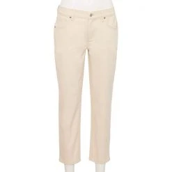 Petite Sonoma Goods For Life® Classic Girlfriend Jeans Ecru Patchwork -Sonoma Goods For Life Shop unnamed file 8164