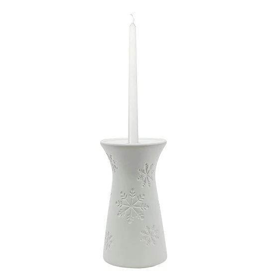 Sonoma Goods For Life® 7" Snowflake Embossed Pillar 4 Sonoma Goods For Life® 7" Snowflake Embossed Pillar - Image 2