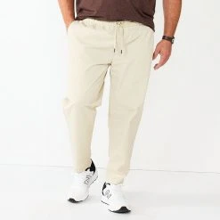 Sonoma Goods For Life Big And Tall Men's Sonoma Good For Life Pull-On Pant Alloy