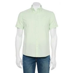 Men's Sonoma Goods For Life® Perfect Length Button-Down Shirt Green 13 Men's Sonoma Goods For Life® Perfect Length Button-Down Shirt Green -Sonoma Goods For Life Shop unnamed file 8314