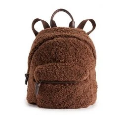 Sonoma Goods For Life® Mini Sherpa Backpack Tan Sherpa