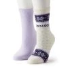 Sonoma Goods For Life® Band Fairisle Supercozy Crew Sock 2 Pack White Purple -Sonoma Goods For Life Shop unnamed file 8366