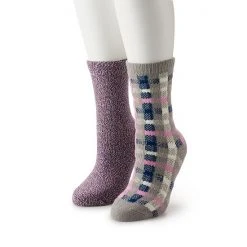 Women's Sonoma Goods For Life® Tri Color Plaid Supercozy Crew Socks Purple Blue -Sonoma Goods For Life Shop unnamed file 8420