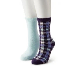 Women's Sonoma Goods For Life® Tri Color Plaid Supercozy Crew Socks Purple Blue -Sonoma Goods For Life Shop unnamed file 8422