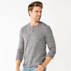 Men's Sonoma Goods For Life® Thermal Henley Top Bright Blue -Sonoma Goods For Life Shop unnamed file 845