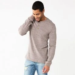 Men's Sonoma Goods For Life® Thermal Henley Top Bright Blue -Sonoma Goods For Life Shop unnamed file 848