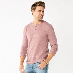 Men's Sonoma Goods For Life® Thermal Henley Top Bright Blue -Sonoma Goods For Life Shop unnamed file 853