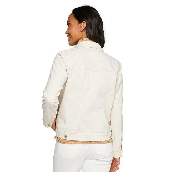 Petite Sonoma Goods For Life® Jean Jacket Super Light Wash 4 Petite Sonoma Goods For Life® Jean Jacket Super Light Wash - Image 2