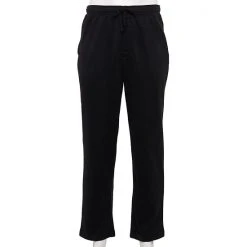 Men's Sonoma Goods For Life® Sweater Fleece Sleep Pants Mineral Black