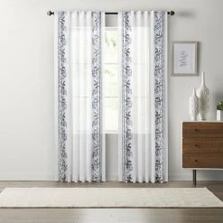 Sonoma Goods For Life® Floral Embroidery Sheer Window Curtain