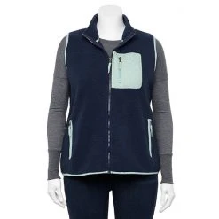 Plus Size Sonoma Goods For Life® Sherpa Vest Dusty Rose -Sonoma Goods For Life Shop unnamed file 8724