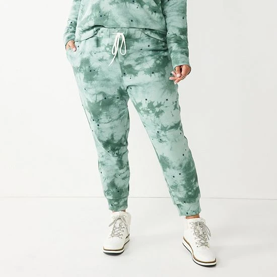 Petite Plus Size Sonoma Goods For Life® Fleece Jogger Sweatpants Star Tie Dye 8 Petite Plus Size Sonoma Goods For Life® Fleece Jogger Sweatpants Star Tie Dye - Image 6