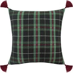 Sonoma Goods For Life® Plaid Feather Fill Throw Pillow Ivory