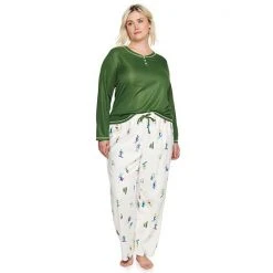 Plus Size Sonoma Goods For Life® Henley Pajama Top & Flannel Pajama Pants Set Charcoal Ivory Plaid -Sonoma Goods For Life Shop unnamed file 8824