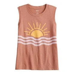 Women's Sonoma Goods For Life® Muscle Graphic Tank Blue Long Way Home -Sonoma Goods For Life Shop unnamed file 8852