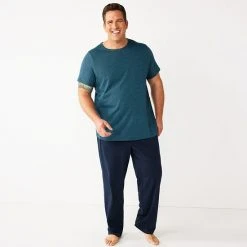 Big & Tall Sonoma Goods For Life® Crewneck Tee & Sleep Pants Set Teal Feeder Stripe Na 11 Big & Tall Sonoma Goods For Life® Crewneck Tee & Sleep Pants Set Teal Feeder Stripe Na -Sonoma Goods For Life Shop unnamed file 9060
